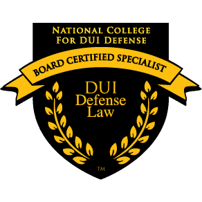 National College for DUI Defense Board Certified Specialist DUI Defense Law